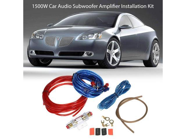 1500W Car Audio Subwoofer Amplifier Installation Kit AMP RCA Wiring Kit