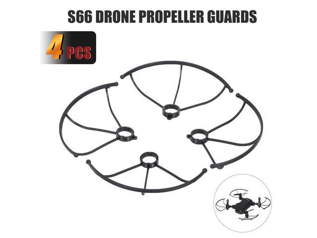Compatible with S66 RC Drone 4pcs Drone Propeller Guard Propeller Protector Propeller Frame Prop Guards for RC Quadcopter RC Drone Parts