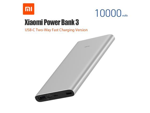Forhandle mental Forkludret Xiaomi Mi Power Bank 3 10000mAh USB-C Two-way Quick Charge Mobile Phone  Powerbank 18W MAX Traveling Charging Adapter for iPhone Samsung Huawei  Xiaomi PLM12ZM - Newegg.com