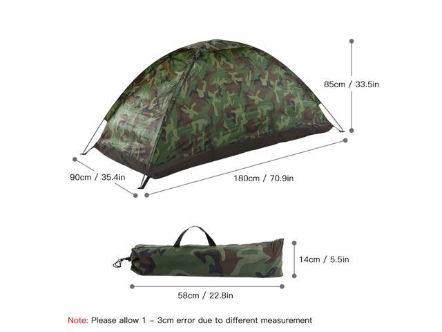 Details about   Camping Tent Single Layer Portable Outdoor Summer Beach Hiking Camouflage Fishin 