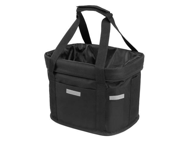 Bicycle Front Basket Removable Waterproof Bike Handlebar Basket Pet Carrier