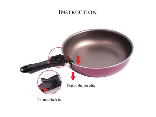 Removable Detachable Pan Handle Pot Dismountable Clip Grip Handle for  Kitchen Frying Pan Clamp Outdoor Camping Tableware Tools