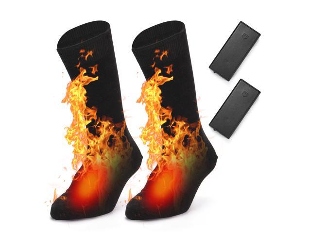 Electric Heated Socks Battery Powered Cold Weather Heat Socks for Men and Women Outdoor Riding Camping Hiking Motorcycle Warm Winter Socks