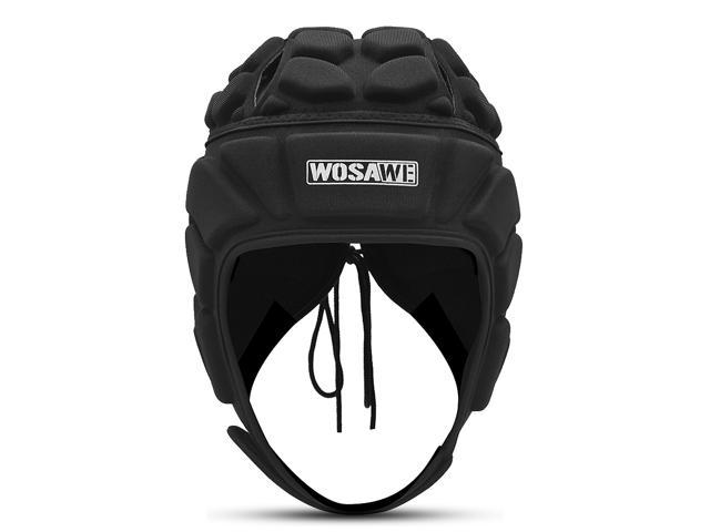 Adjustable Goalkeeper Helmet Sports Football Soccer Rugby Goalie Helmet Head Guard Hat Head Protector