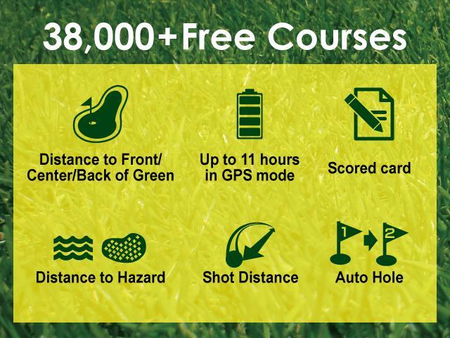 CANMORE TW-353 GPS Golf Watch – Black –Preload 38,000 Worldwide Golf Course  Data and Free update –User Friendly –3ATM Waterproof –1-Year Warranty