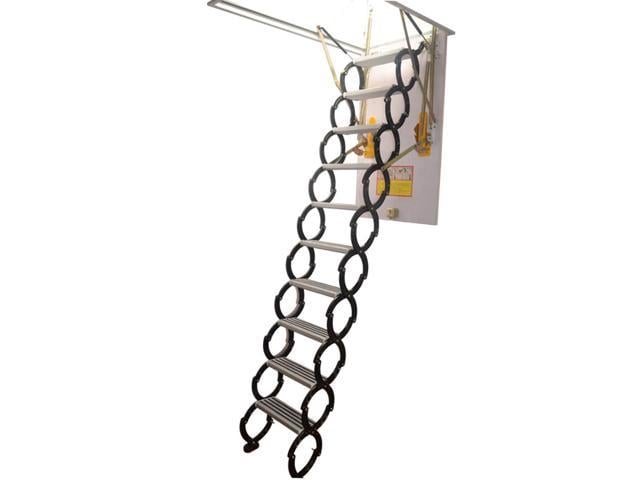 Intsupermai Folding Ladder Loft Stairs/Wall Mounted Folding Ladder Loft ...