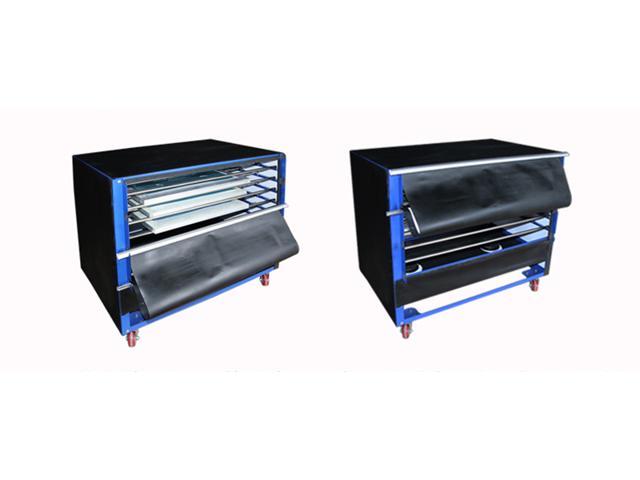 110V Silk Screen Printing Drying Cabinet Assembly w/ PTC Heating Timing Function 