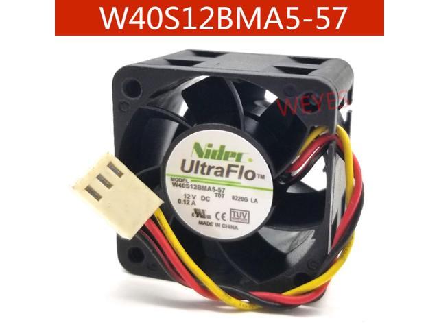 1PZ Nuovo Nidec W40S12BMA5-57 T07 DC12V 0.12A Ventola Di - Foto 6