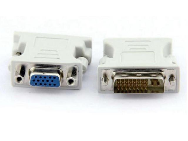 DVI to VGA graphics adapter DVI (24 + 1) to VGA male to female port ...