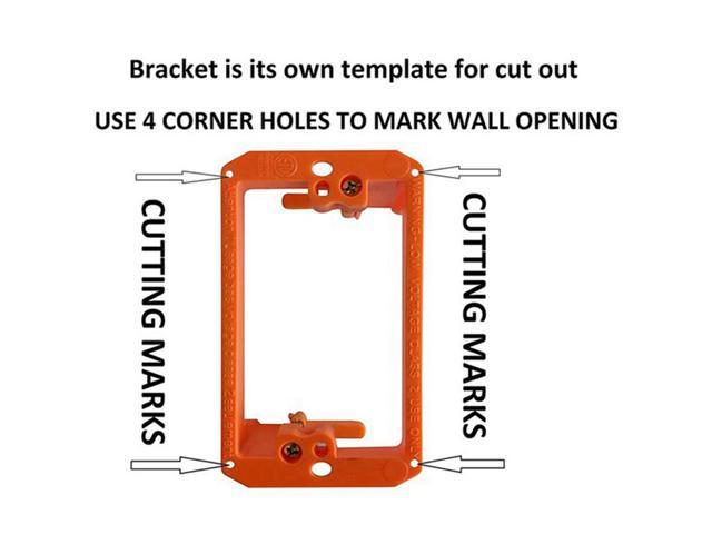 FOR Low Voltage Mounting Bracket 1 Gang Multipurpose Drywall Mounting ...