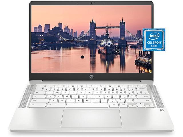 HP Chromebook 14 Laptop, Intel Celeron N4000 Processor, 4 GB...