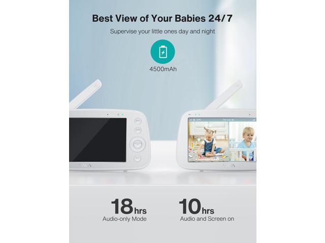 Vava Baby Monitor Split View P Video Baby Monitor With Cameras