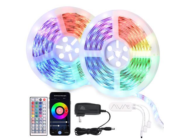 Smart WiFi LED RGB Light Strip Music Timer Controller For Alexa Google Home US 