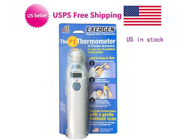 Original EXERGEN Temporal Artery Thermometer SmartGlow LED TAT-2000C Forehead Temperature Scanner Fast Delivery