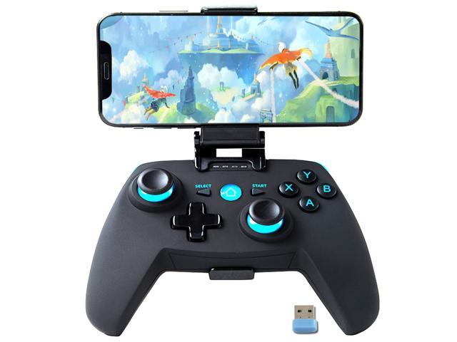 Natura roddel regel Bluetooth Mobile Phone Game Controller for iPhone/Android/PC/PS4/Tsela/Switch,Dual  Shock and Xbox Wireless Controller for Apple Arcade MFi Games,Dual  Vibration,Wuzcon - Newegg.com