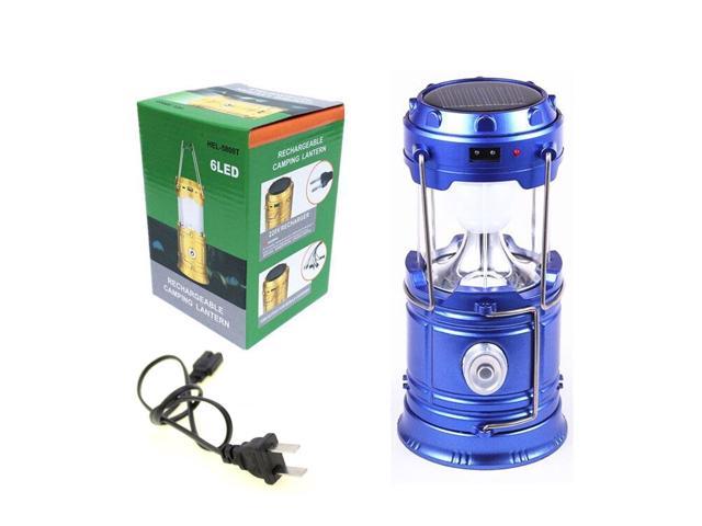 solar rechargeable camping light