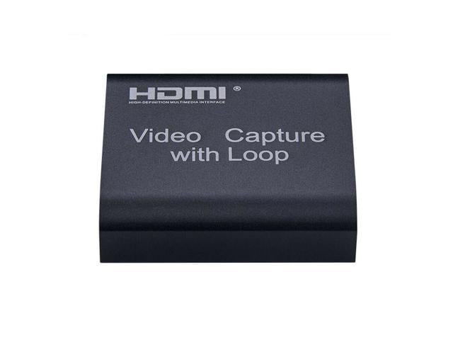 Audio Video Capture Card With Loop Out Hdmi To Hdmi Usb 2 0 1080p Plug And Play For Live Video Streaming Record Via Dslr Camcorder Action Cam Newegg Com