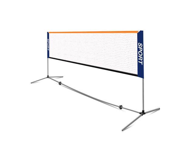 Sports Badminton Tennis Net w/Carry Bag Adjustable Height Outdoor Exercise 