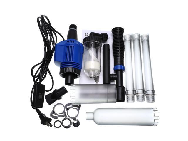 Aquarium Fish Tank Gravel Sand Cleaner 16w Electric Fish Tank Vacuum Cleaner with Telescopic Sleeve Aquarium Gravel Cleaner Kit 1.6M Maximum Lift