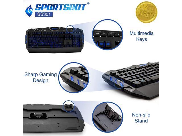 SportsBot SS301 Blue LED Gaming Over 