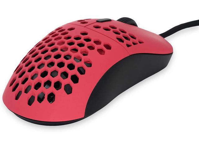 Hati HTM Lightweight Honeycomb Design Wired Gaming Mouse 3360 Sensor - PTFE Skates - Buttons - Only 61G (Faze Red) Gaming Mice - Newegg.com