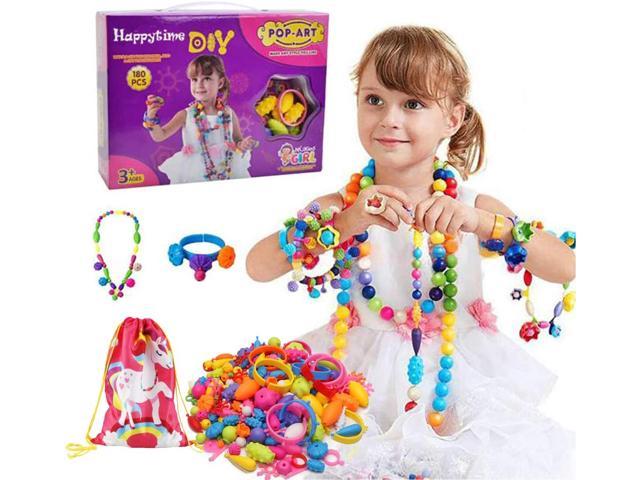 6 Pcs Girls Play Jewelry Bracelet Set Necklace Bracelet Toddler Costume Jewelry