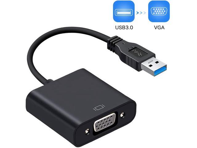 Laptop Compatible with Windows 7//8 // 8.1//10 for Computer Desktop USB 3.0//2.0 to VGA Adapter 1080P HD Multi-Display Video Converter Monitor USB to VGA Adapter PC Projector,HDTV