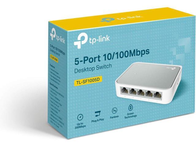 Fast Ethernet Desktop Switch 10/100 Mbps RJ45 Lan Hub 5 Port TP-LINK TL-SF1005 