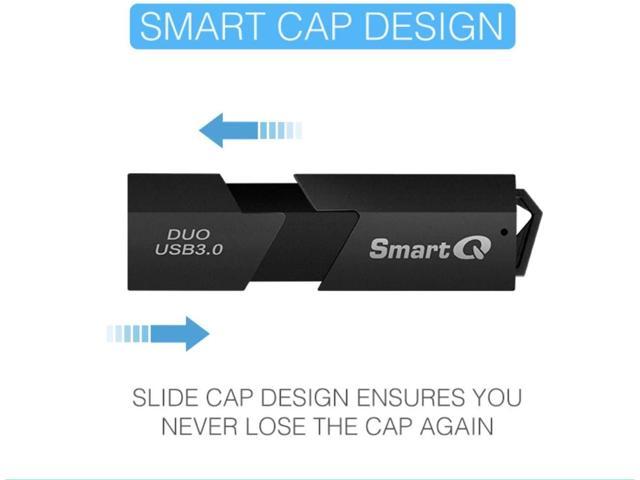 SmartQ C307 USB 3.0 Portable Card Reader for SD, SDHC, SDXC, MicroSD,  MicroSDHC, MicroSDXC, with Advanced All-in-One Design 