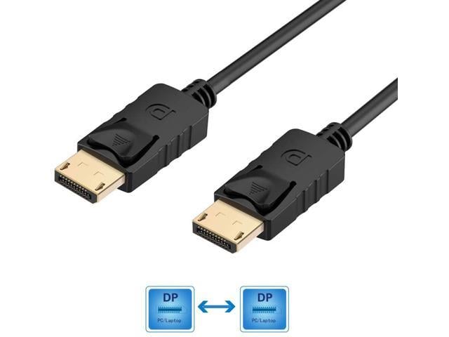Ablewe Displayport Cable 6 6ft Displayport To Displayport 1 2 Cable Support 4k 60hz 1440p 144hz For Pc Laptop Tv Monitor Projector Graphics Card Newegg Com