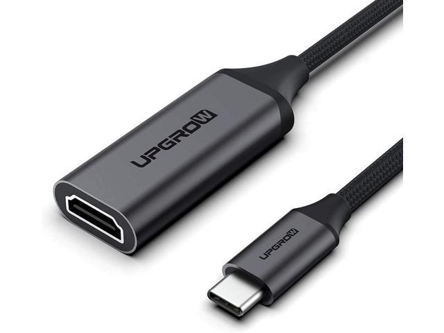 Surface Book 2 Thunderbolt 3 Compatible Pixelbook More MacBook Pro 2017-2020 Samsung Galaxy S9/S8 Upgrow USB C to HDMI Adapter 4K@60Hz Cable Type C to HDMI Adapter Dell XPS 13/15 