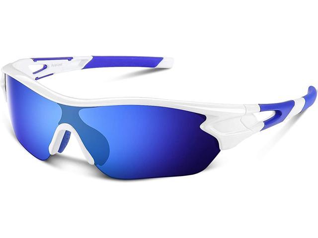 Polarized Sports Sunglasses for Men Women Youth Baseball Cycling Fishing Runnin 