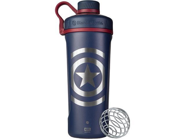 BlenderBottle Marvel Comics Radian Insulated Stainless Steel 26-Ounce  Shaker Bottle, Black Panther