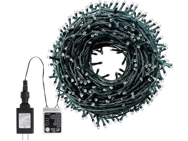 Christmas String Lights End-to-End Plug 8 Modes 108FT 300 LED IP55 Outdoor 
