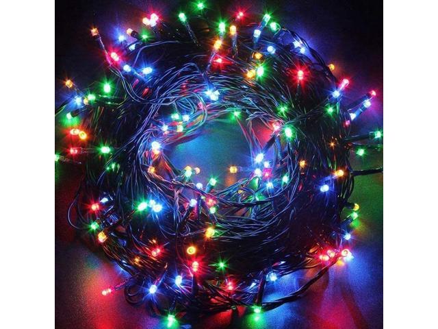 Corn 200 LED 66FT Fairy String Lights,Christmas Lights with 8 Lighting  Modes,Mini String Lights Plug in for Indoor Outdoor Christmas Tree Garden  Wedding Party Decoration, Multicolor - Newegg.com