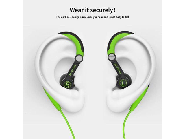 moki 90 degree sports earphones