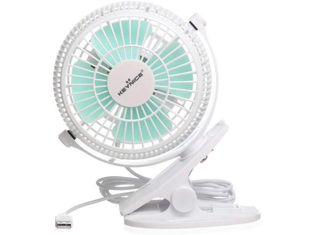 USB Table Desk Personal Fan Portable Desk USB Fan with Lamp Super Quiet Perfect Table Fan Small Size 3 Speeds 360° Rotating Free Adjustment Personal Fan for Home Office and Dorm for Home Office Table