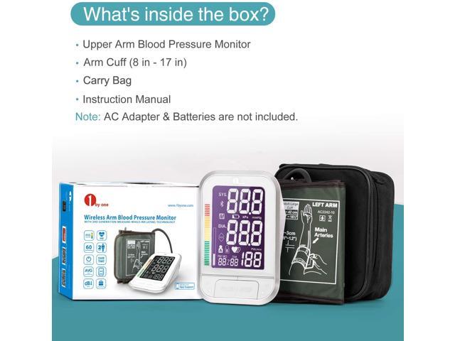 1byone Blood Pressure Monitor Upper Arm With Large Cuff Bluetooth 