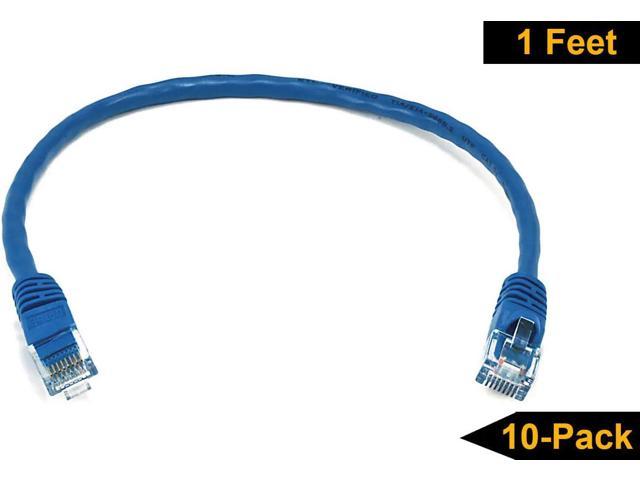 5 ft 10 PACK Pro iMBA Series Cat6 Shielded Patch Cable Molded Blue 
