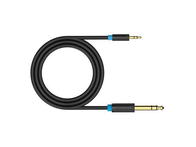 LinkinPerk 3.5mm to 6.35mm TRS Stereo Audio Cable，6.35 1/4 Male to 3.5 1/8 Male Aux Jack for iPod Laptop,Home Theater Devices 1m/3ft and Amplifiers 