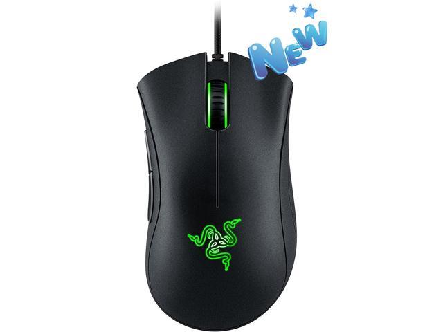 Razer DeathAdder Essential 6400 DPI 4G Optical Esports Gaming Mouse: 5 Programmable Buttons - Razer Mechanical Switches - 2.1m Braided Wire - Classic Black