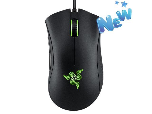 Razer 2021 New Edition DeathAdder Essential 6400 DPI 4G Optical Esports Gaming Mouse: 5 Programmable Buttons - Razer Mechanical Switches - 2.1m Rubber Wire - Classic Black