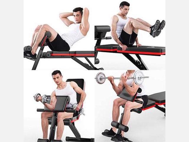 Home Gym Foldable Workout Bench Adjustable Weight Bench Incline Abs Benchs Flat Fly Weight Press Weight Benchs Fitness Machine for Full Body Workout189-3 Dumbbell Stool 【Exclusive】
