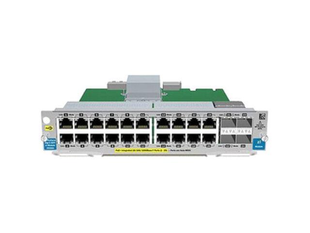 HPE J9548A 20-port Gig-T / 2-port 10-GbE SFP+ v2 zl Module for HP E5400/E8200 series zl switches