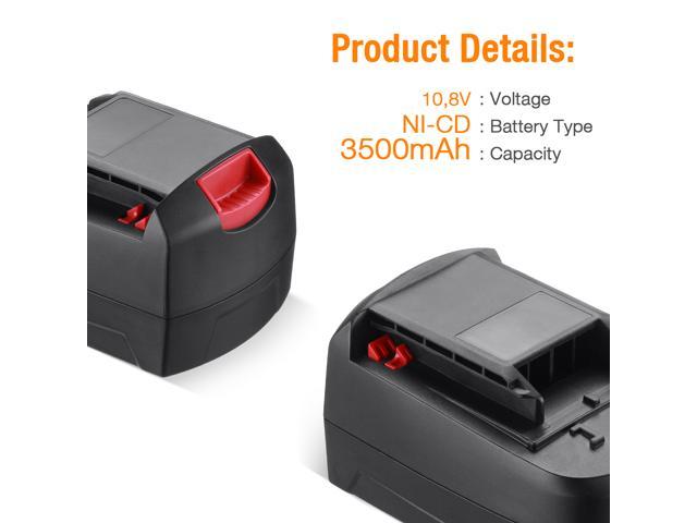 2x 18V 3500mAh Ni-Cd Replacement Battery for SKIL SB18C SB18C SB18A SB18B Tools 