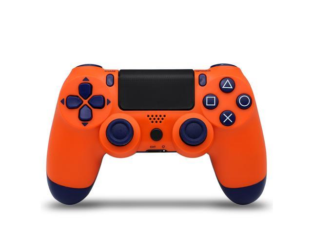 The Fourth Generation Is Compatible With Ps4 Illuminated Wireless Bluetooth Gamepad Oem Sunset Orange Newegg Com