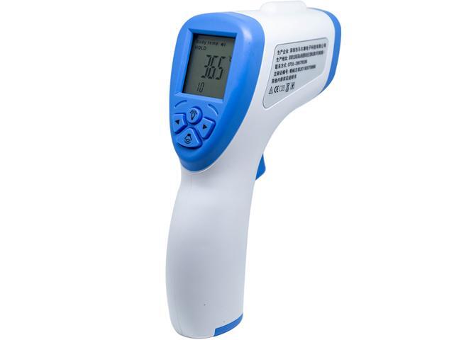 Non Contact Forehead Thermometer Ir Infrared Digital Thermometer Gun For Adults And Children Three Color Changing Lcd Screen Ear And Body