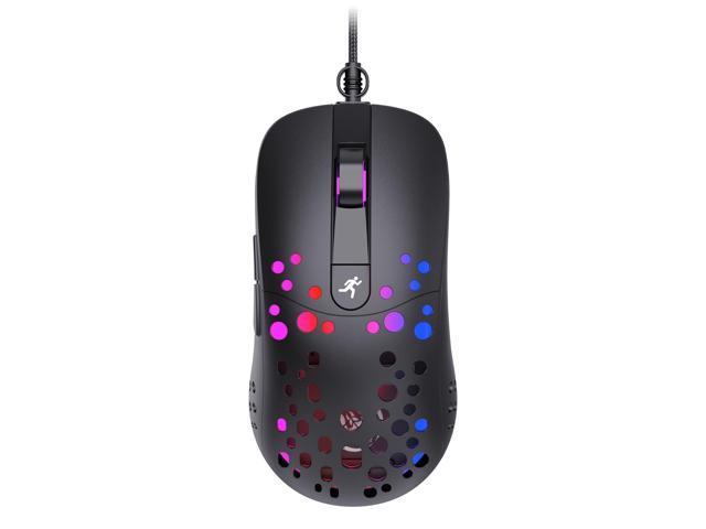 HXSJ  RGB Light Macro Programming Mechanical Gaming Wired Mouse