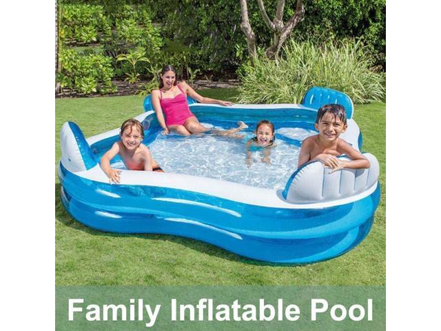 inflatable pool with seats