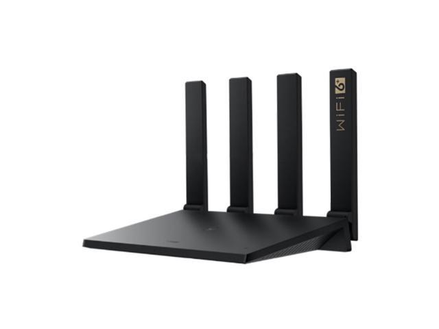 Original Huawei Router AX3 Pro 3000Mbps 2.4G / 5.0GHz Dual Band WiFi Router with 5dBi Antennas, Gigahome Quad-core 1.4 GHz CPU(Black)